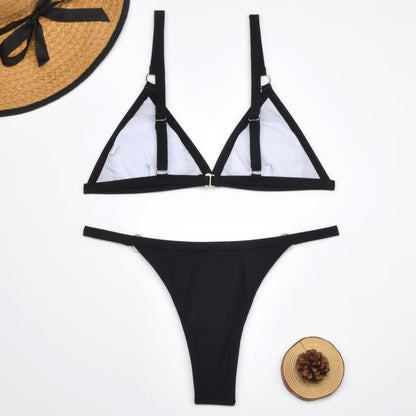 Flo | Ensemble de Bikini Triangle Élégant