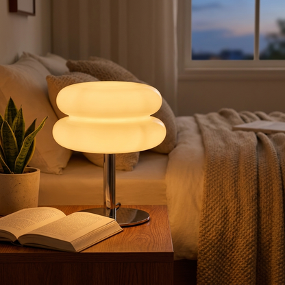 Cloud Macaron Glass Table Lamp