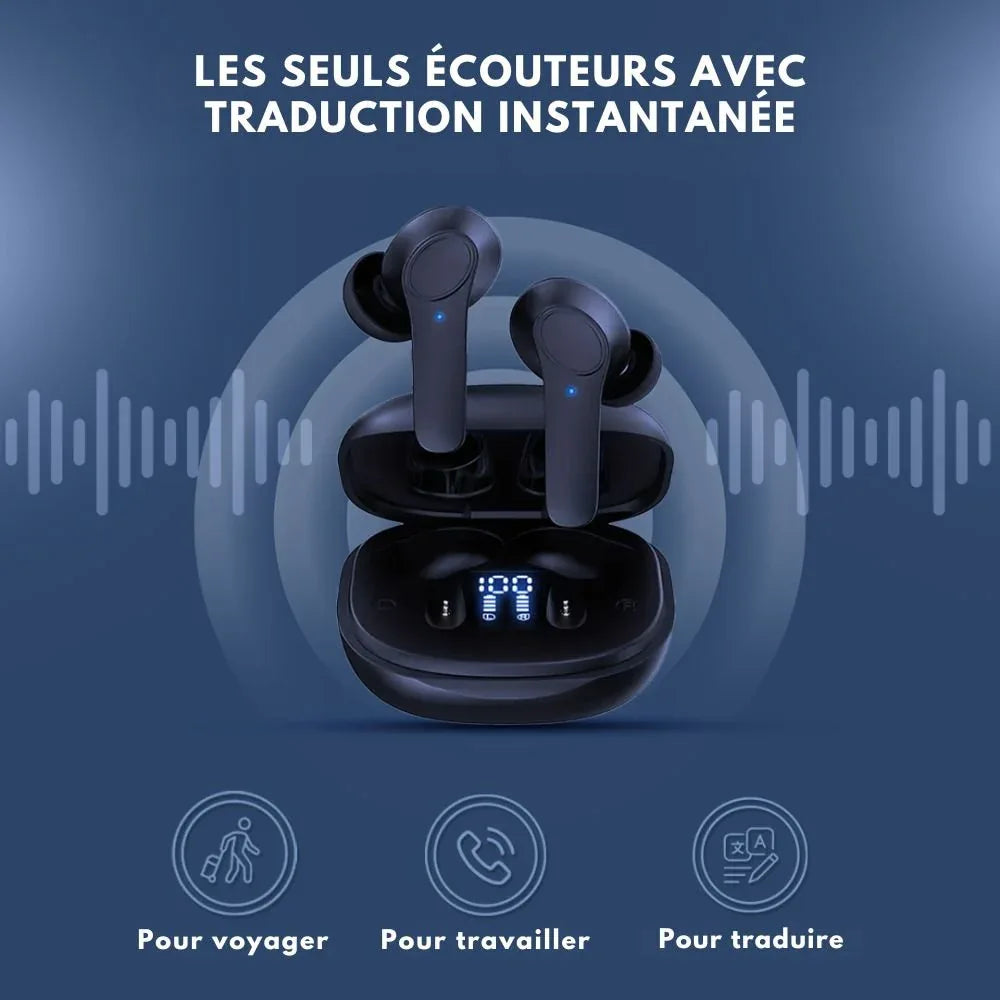 Écouteurs Intello™ - IA avec traducteur instantané | RONDOR - Rondor
