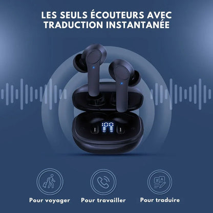 Écouteurs Intello™ - IA avec traducteur instantané | RONDOR - Rondor