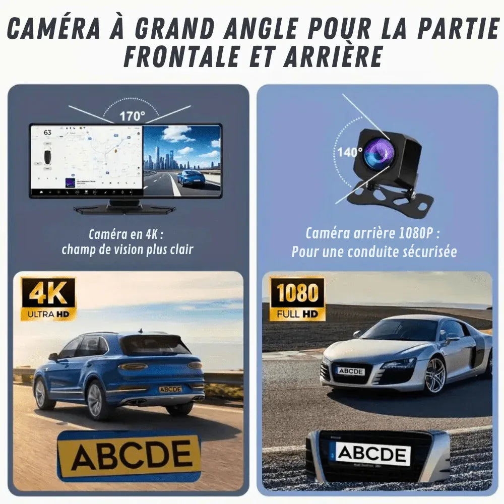 Écran CarPlay avec Caméra Embarquée | La Technologie Suprême® | RONDOR - Rondor