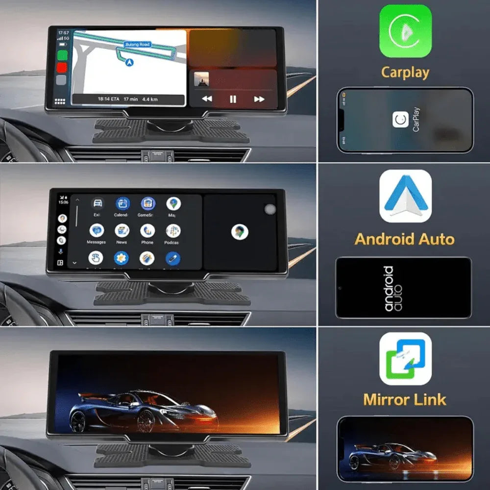 Écran CarPlay avec Caméra Embarquée | La Technologie Suprême® | RONDOR - Rondor