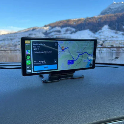 Écran Portable CarPlay & Android Auto 10.26 Pouces – Écran de Voiture HD avec Dashcam Intégrée - Rondor