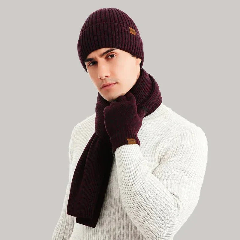 Ensemble Hiver Max – Bonnet, Écharpe et Gants pour Style et Chaleur - Rondor