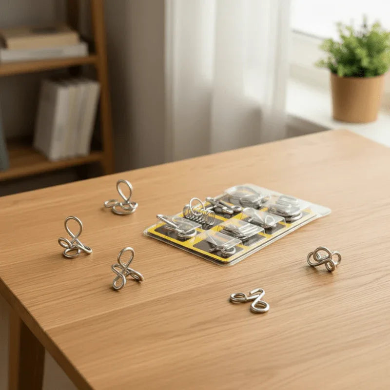 Entrelac – Jeu de Puzzles en Métal | Développe IQ, Logique et Patience | RONDOR - Rondor