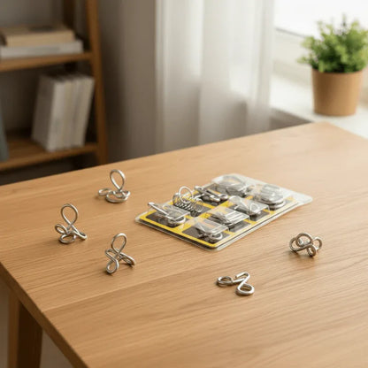 Entrelac – Jeu de Puzzles en Métal | Développe IQ, Logique et Patience | RONDOR - Rondor