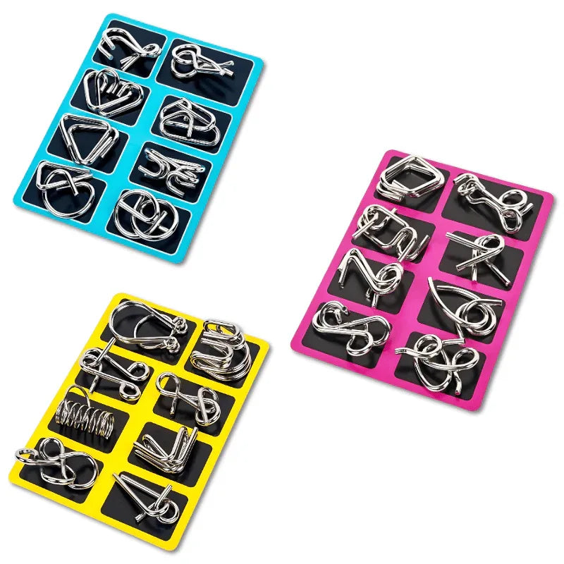 Entrelac – Jeu de Puzzles en Métal | Développe IQ, Logique et Patience | RONDOR - Rondor
