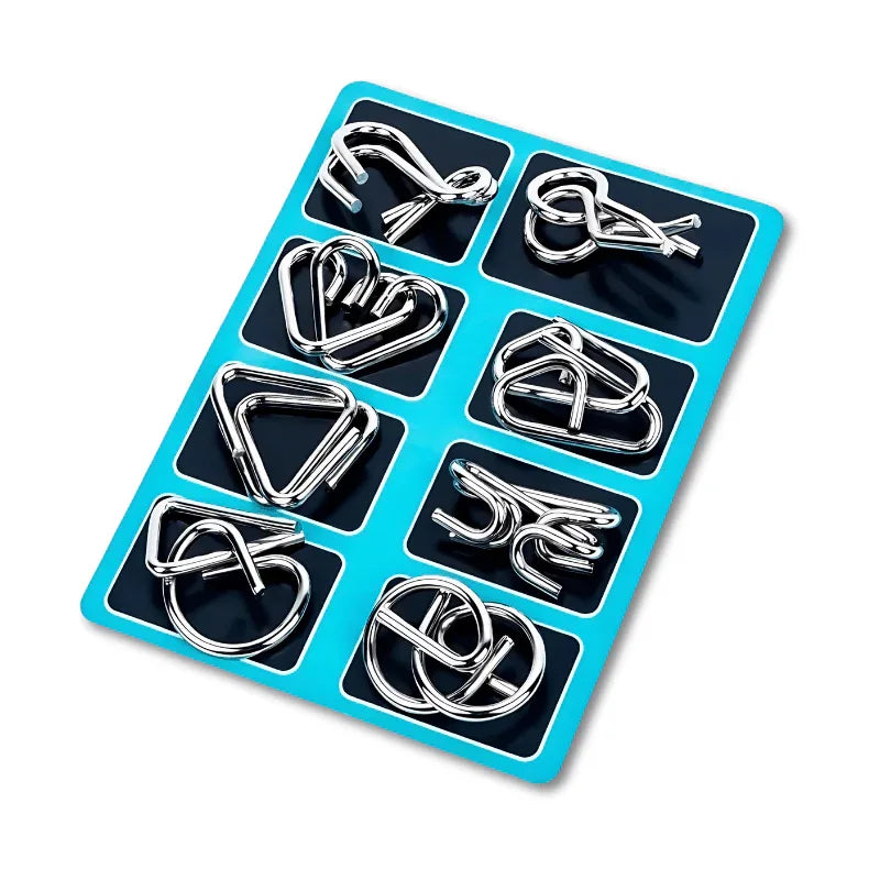 Entrelac – Jeu de Puzzles en Métal | Développe IQ, Logique et Patience | RONDOR - Rondor