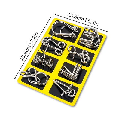 Entrelac – Jeu de Puzzles en Métal | Développe IQ, Logique et Patience | RONDOR - Rondor