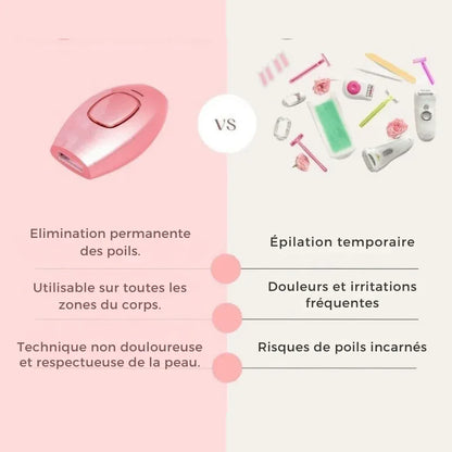 Épilateur Laser Pro à Lumière Pulsée - LumiSmooth™ - Rondor