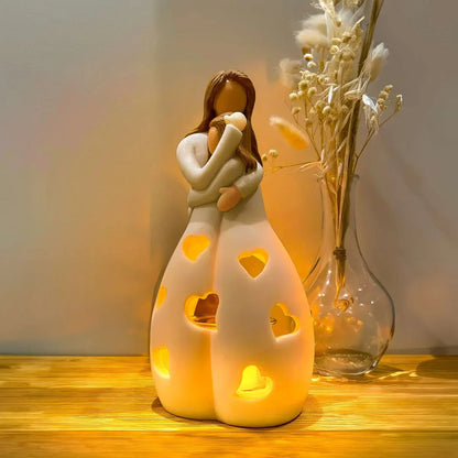 Éthéria™ – Lampe de Table Décorative Élégante en Résine Beige | RONDOR - Rondor