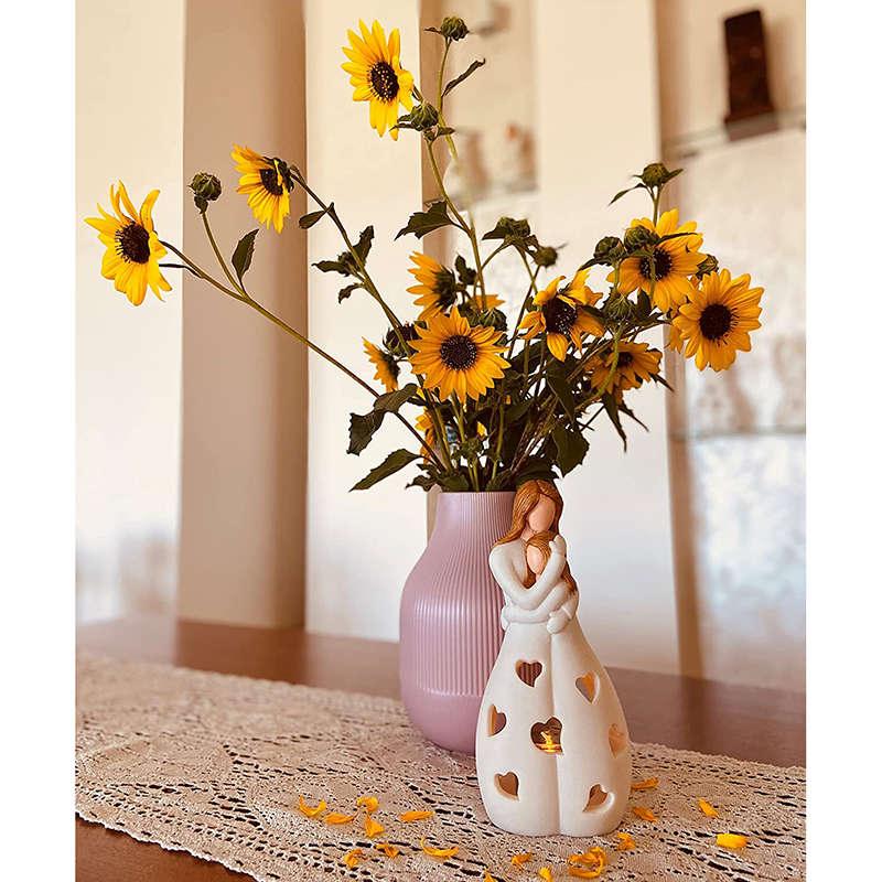 Éthéria™ – Lampe de Table Décorative Élégante en Résine Beige | RONDOR - Rondor