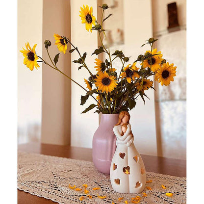 Éthéria™ – Lampe de Table Décorative Élégante en Résine Beige | RONDOR - Rondor