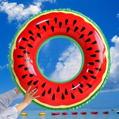 Flotteurs de Piscine Gonflables sur le Thème des Fruits – Ensemble de 3 Anneaux Durables