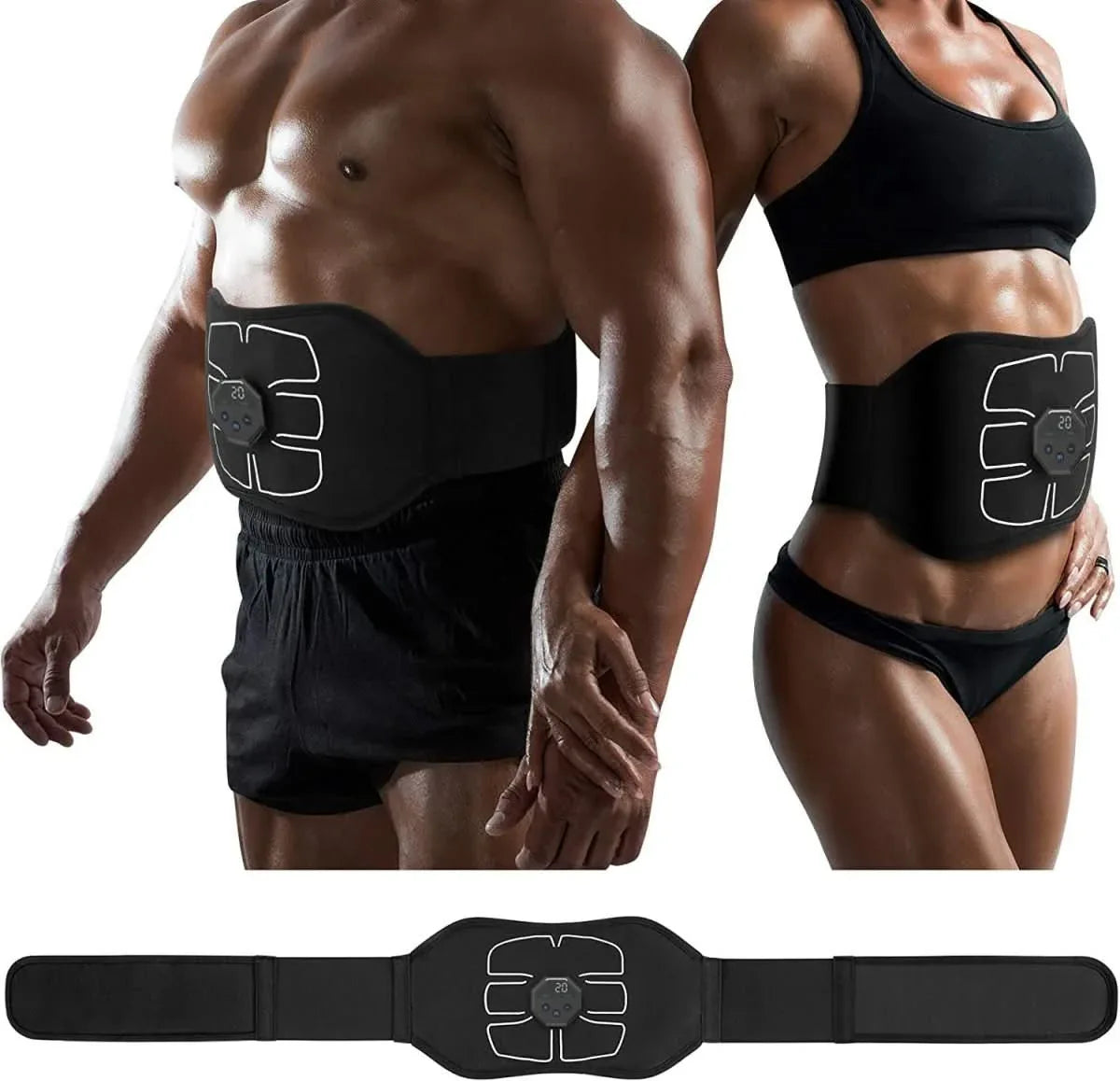 Flextone Sculpt - Appareil d'électrostimulation musculaire abdominale pour un entraînement efficace à domicile - Rondor