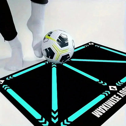 FootMaster – tapis d’entraînement de football antidérapant, idéal pour un entraînement efficace à domicile - Rondor