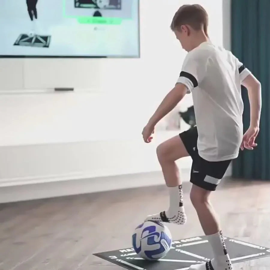 FootMaster – tapis d’entraînement de football antidérapant, idéal pour un entraînement efficace à domicile - Rondor