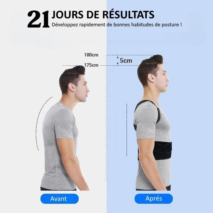 FormFit™ | Support Dorsal Réglable pour Posture - Rondor