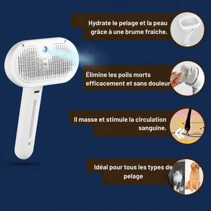 FurMist™ – Brosse professionnelle pour chiens et chats - Rondor