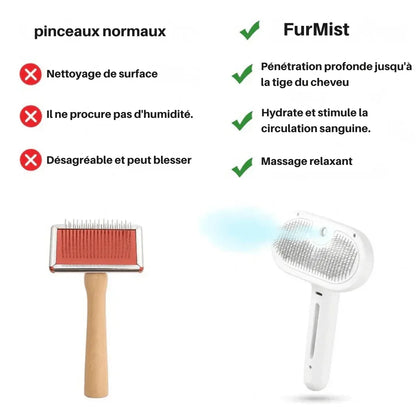 FurMist™ – Brosse professionnelle pour chiens et chats - Rondor
