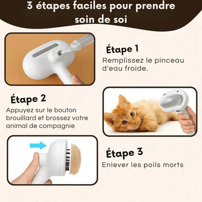 FurMist™ – Brosse professionnelle pour chiens et chats - Rondor