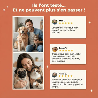 Gantitouf - Gant Anti - Poils Réutilisable & Écologique | RONDOR - Rondor