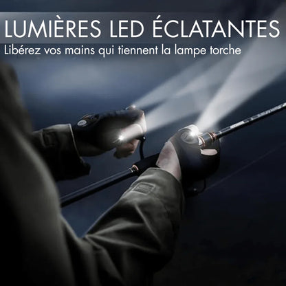 Gants Lumineux pour Pêche, Camping et Activités Extérieures - Rondor