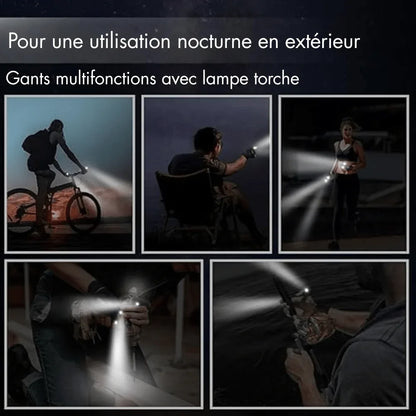 Gants Lumineux pour Pêche, Camping et Activités Extérieures - Rondor