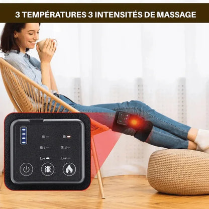 Genouillère Chauffante Massante Arthrose Kimi™ - Rondor