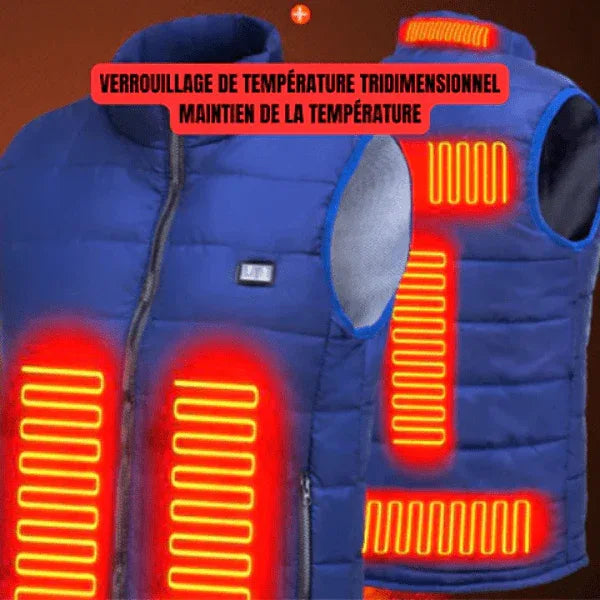 Gilet Chauffant 9 Zones Ultra Performant - Rondor