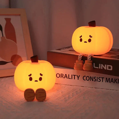 GlowBuddy – Lampe de Nuit Citrouille Magique pour Enfants - Rondor
