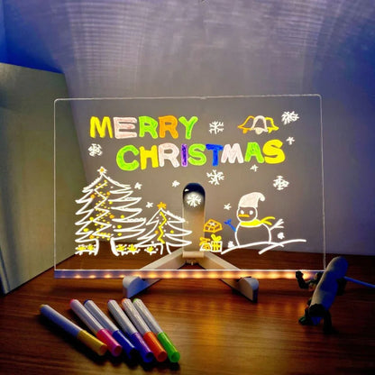 GlowCraft | Table de dessin LED pour enfants – Pour un divertissement créatif et éducatif pendant les vacances - Rondor