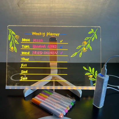 GlowCraft | Table de dessin LED pour enfants – Pour un divertissement créatif et éducatif pendant les vacances - Rondor