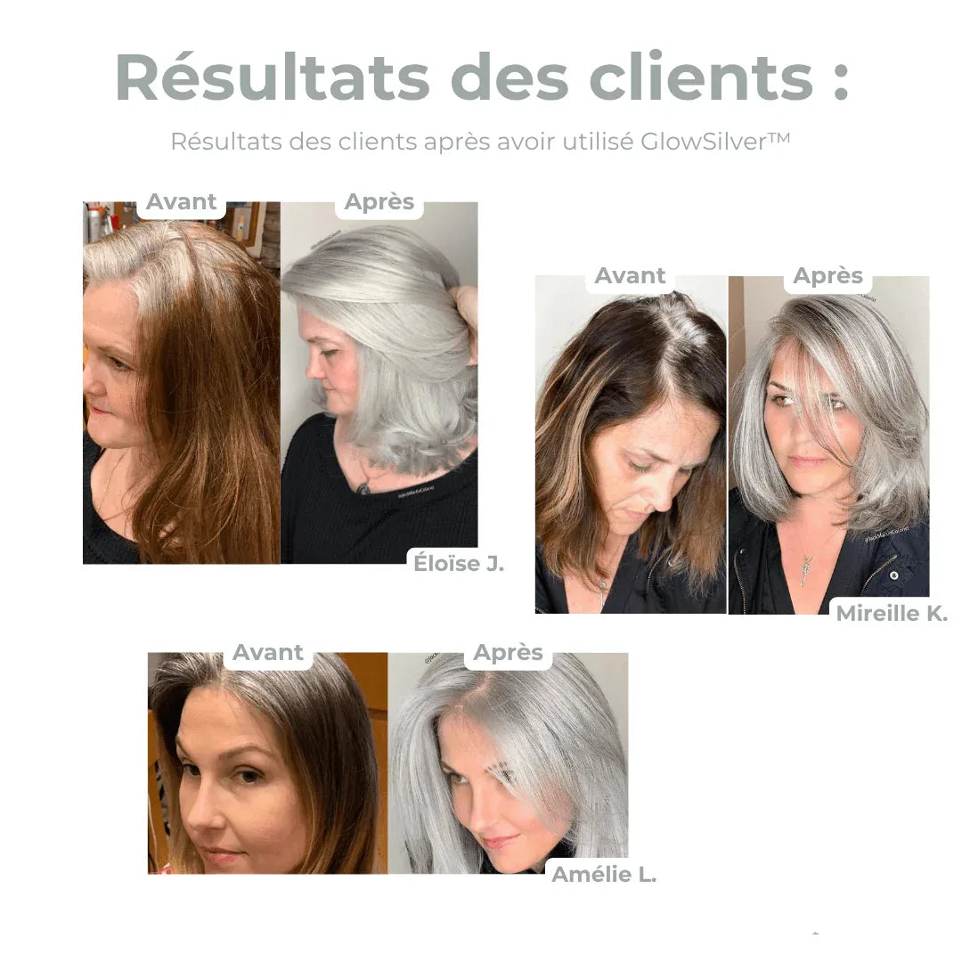 GlowSilver™ Teinture Capillaire Naturelle 2 - en - 1 - Rondor