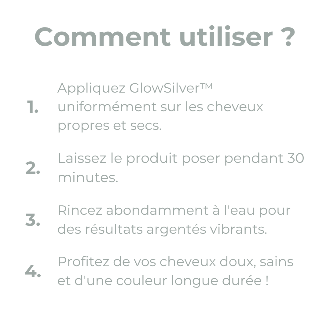 GlowSilver™ Teinture Capillaire Naturelle 2 - en - 1 - Rondor