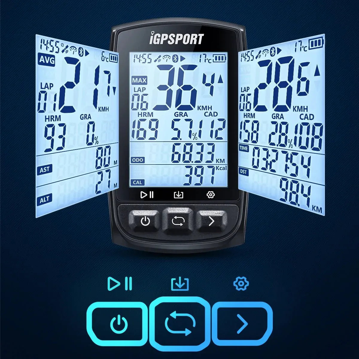 GPS randonnée iGS50S pour vélo - Rondor