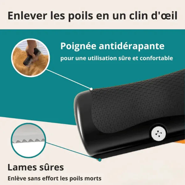 GroomBrush - Brosse de toilettage - Rondor
