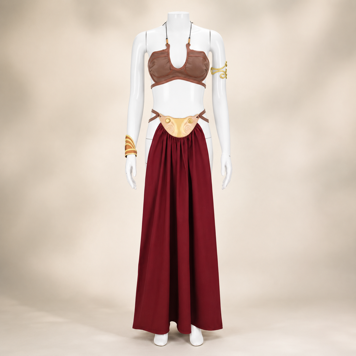 Women's Halloween Princess Costume, Satin Dress with Cape and Lace, Cosplay Outfit