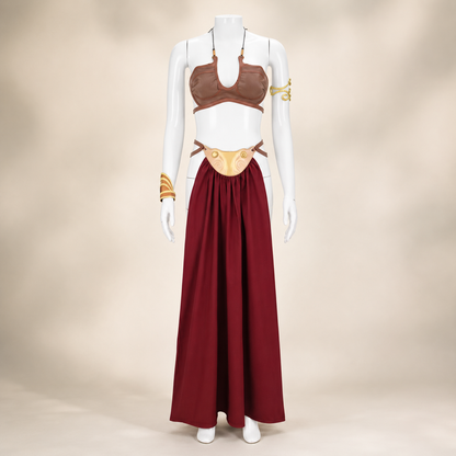 Women's Halloween Princess Costume, Satin Dress with Cape and Lace, Cosplay Outfit