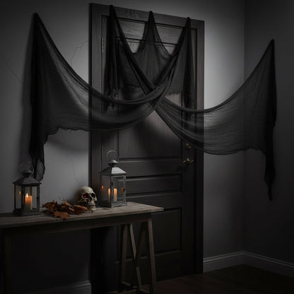 Halloween Decorative Cobweb Gauze for Draping at Parties and Indoors