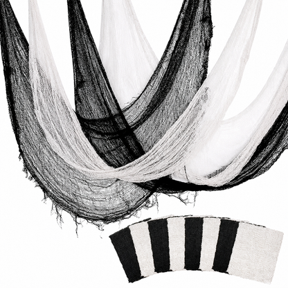 Halloween Decorative Cobweb Gauze for Draping at Parties and Indoors
