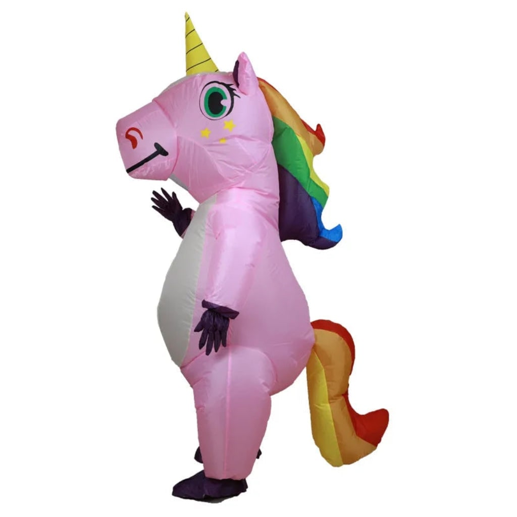 Halloween Inflatable Full-Body Costume, Unicorn and Bear, Funny Outfit