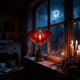 Lampe de table chauve-souris gothique - ambiance mystérieuse pour Halloween