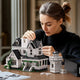 Maison victorienne en blocs avec LED - une ambiance mystérieuse pour Halloween