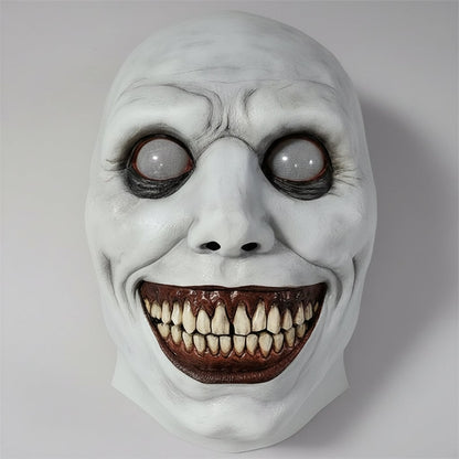 Halloween Latex LED Face Mask, Scary, with a Wide Smile and Elastic Strap