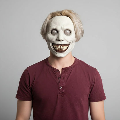 Halloween Latex LED Face Mask, Scary, with a Wide Smile and Elastic Strap