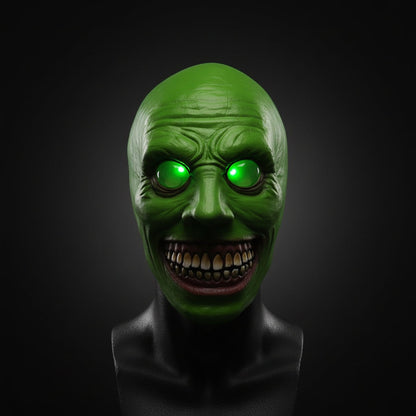 Halloween Latex LED Face Mask, Scary, with a Wide Smile and Elastic Strap