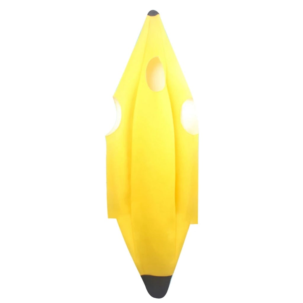 Halloween Banana Carnival Costume for Children and Adults, Foam One-Piece