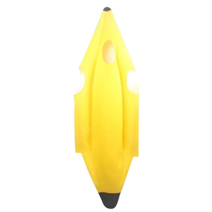 Halloween Banana Carnival Costume for Children and Adults, Foam One-Piece