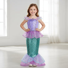 Halloween Mermaid Carnival Costume for Children with Tulle Skirt and Accessories